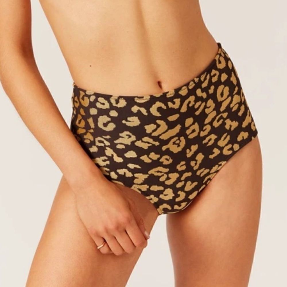 LSOLID & STRIPED - Gold Leopard Ginger Bottom - Picture 1 of 7